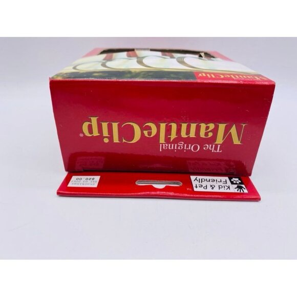 The Original MantleClip Stocking Holder 4-Pack Brushed Metal Adjustable Clips - Picture 6 of 12